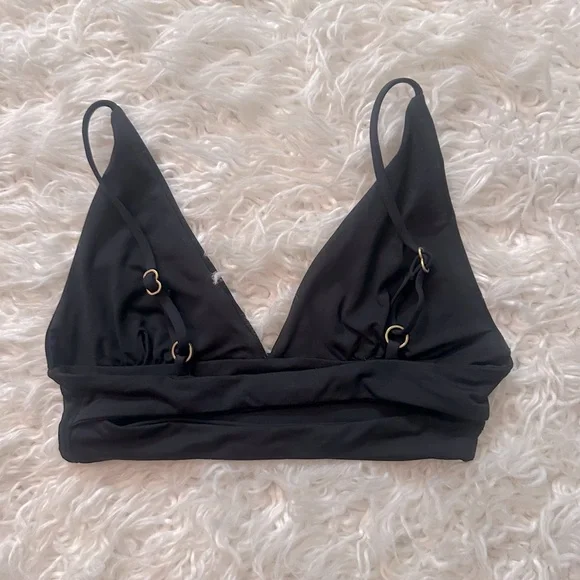 L*Space Black Bikini Top